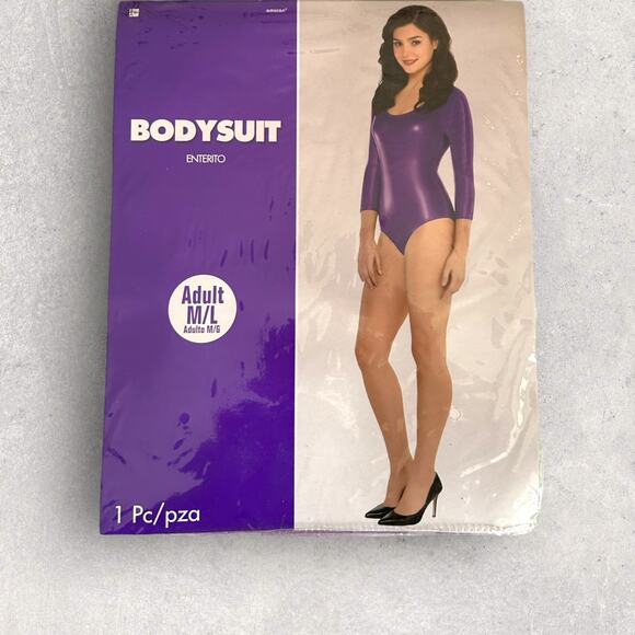 Womens Suit Yourself Purple Bodysuit | Size M/L | NWTs - Picture 1 of 3